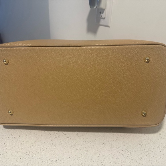 Tan real Leather Handbag new - Picture 5 of 9